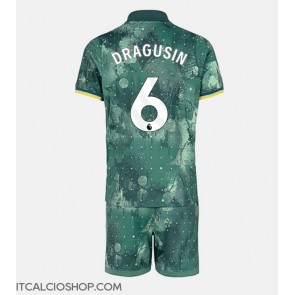 Tottenham Hotspur Radu Dragusin #6 Terza Maglia Bambino 2024-25 Manica Corta (+ Pantaloni corti)